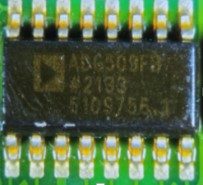 Analogue multiplexer, marked ADG509FB #2133 5109756,1