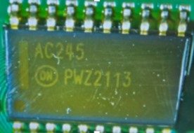8-channel dual directional transceiver, marked AC245 PWZ2113