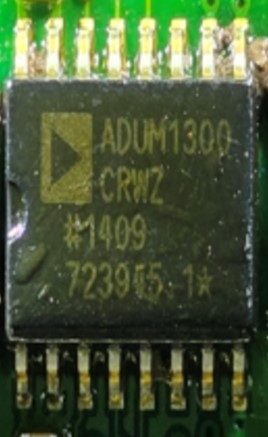 Three-channel digital isolator, marked ADUM1300 СRWZ #1409 723945.1*