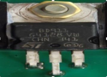 Bipolar transistor, marked BD911 G4128 VW CHN 341