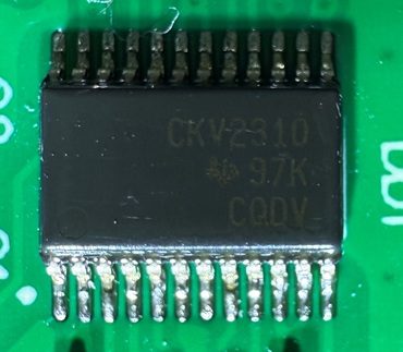 Clock Buffer, marked CKV2310 97K CQDV