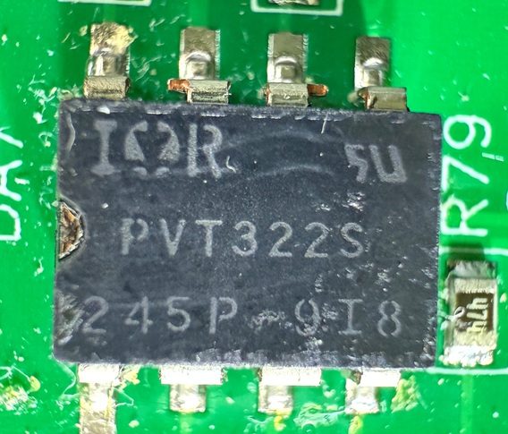 Photovoltaic Relay, marked PVT322PbF PVT322S 245P 9I8