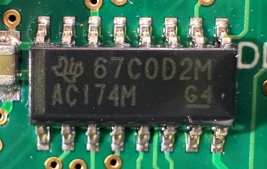 D-trigger, marked CD74AC174 67COD2M AC174M G4
