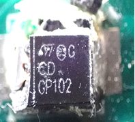 Diode, marked CD GP102