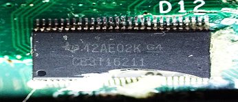 FET bus switch, marked 42AE02K CB3T16211
