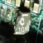 SMD component, marked C 10