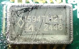 Two D-triggers, marked 1594ТМ2Т 2446