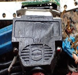 Connector, marked HARTING 15