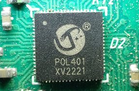Microchip, marked POL401 XV2221