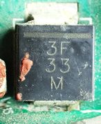 Diode, marked 3F 33 M