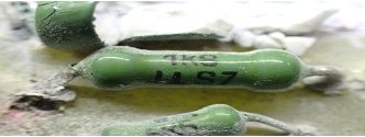 Resistor, marked 1К8