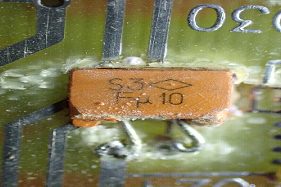 Capacitor, marked S3 Fµ10
