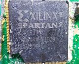 CPLD, marked SPARTAN XC235U TCG144AMS1929