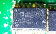 Triple-channel digital isolator, marked ADUM1300 BRWZ #1902 4477667.1