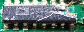 Analog multiplexer, marked ADG50…. #2225 5754118.1