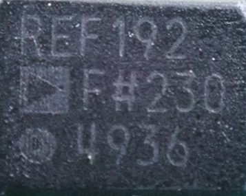 Low-voltage reference, marked REF192 #230 4936