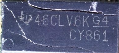 Field-effect transistor, marked 46CLV6K CY861