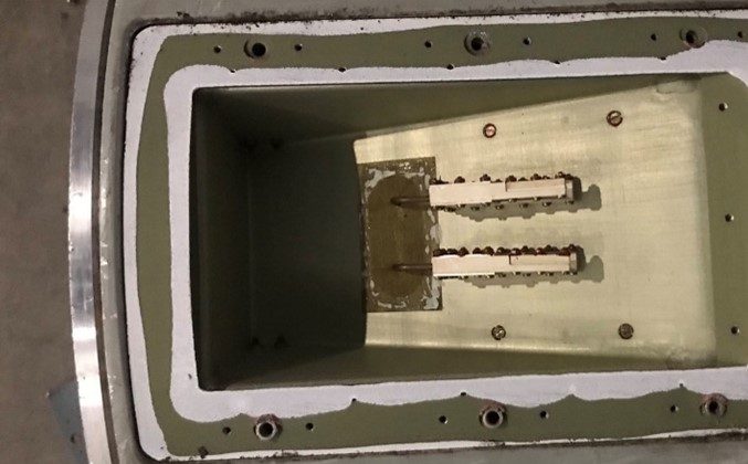 AB-2 antenna device of the 9B914 active jamming system — photo