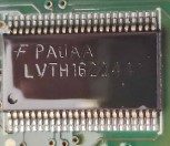 16-bit buffer and line driver, for low voltage applications (3.3 V), marked PAUAA LVTH162244