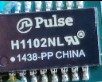 Telecommunication transformer, marked H1102NL 1438-PP
