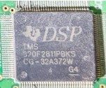 DSP processor, marked TMS 390F2811PBKS CG-32A372W G4