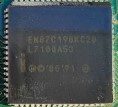 microcontroller, marked EN87C198KC20 L710QA53