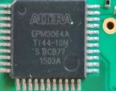 Highly productive programming logic (PLD) based on CMOS, marked EPROM ALTERA EPM3064A TI44-10N S BCB77 1503A