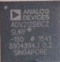 Video codec, marked ANALOG DEVICES ADV212BBCZ SURF -150 #1541 3304394.1 0.2 SINGAPORE