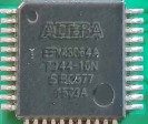 Highly productive programming logic (PLD) based on CMOS, marked ALTERA ERM3064A TI44-10N S BCB77 1503A