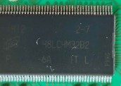 High resolution CMOS dynamic RAM, marked 1412 2-7 48LC4M32B2 P -6A IT L