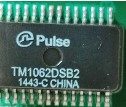 Line interface module, marked PULSE TM1062DSB2 1443-C CHINA