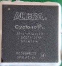 Processor (programmed gate array), marked ALTERA Cyclone EP1C12F324І7N L BCD9S1507A MALAYSIA VCD9S88372 3P3LA5Y0K