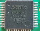 Highly productive programming logic (PLD) based on CMOS, marked ALTERA ERM3064A TI44-10N S BCB77 1503A