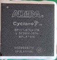 Processor (programmed gate array), marked ALTERA Cyclone EP1C12F324І7N L BCD9S1507A MALAYSIA VCD9S88372 3P3LA5Y0K