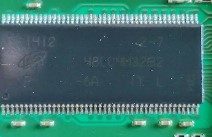 Highly dynamic memory with sufficient access, marked 1412 2-7 48LC4M32B2 -6A IT L