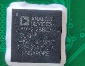 Video codec, marked ANALOG DEVICES ADV212BBCZ SURF -150 #1541 3304394.1 0.2 SINGAPORE