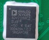 Video codec, marked ANALOG DEVICES ADV212BBCZ SURF -150 #1541 3304394.1 0.2