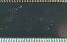 High-speed CMOS dynamic RAM, marked 1412 2-7 48LC4M32B2 P -6A IT L