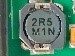 Power inductor (smd type), marked 2R5 M1N