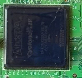 Programmable logistic integrated circuit, marked ALTERA Cyclone IV ЕР4CGX110DF3117N G CAAAF1901E KOREA