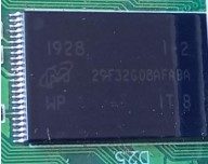 Memory module, marked 29F32C08AFABA 1928