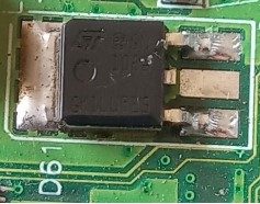 Linear voltage regulator, marked GN 1086 GK1LS925
