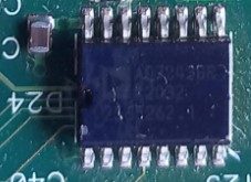 Integrated circuit, marked AD7243BR