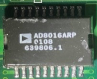 Board element, marked AD8016ARP 108 639806,1