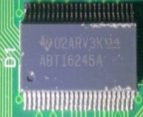 Microcircuit, marked 02ARV3KG4 ABT16245A