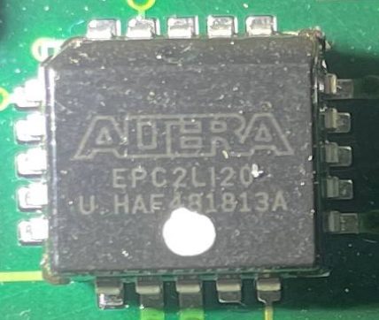 Microcircuit, marked ALTERA EPC2LI20 U. HAF481813A