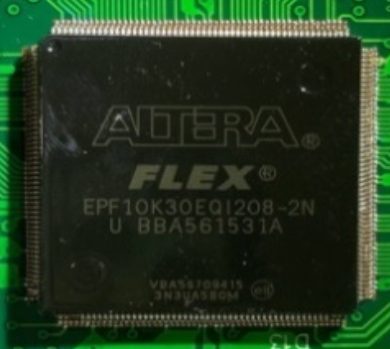 PLD, marked ALTERA®FLEX® EPF10K30EQI208-2N U BBA561531A VBA56709415 3N3UA5B0M