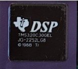 Digital signal processor, marked DSP TMS320C30GEL JG-22S2LG8 1988 TI