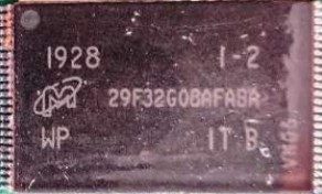 Memory module, marked 29F32C08AFABA