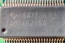 Integrated microcircuit, marked 08A7T3K ABT16245A